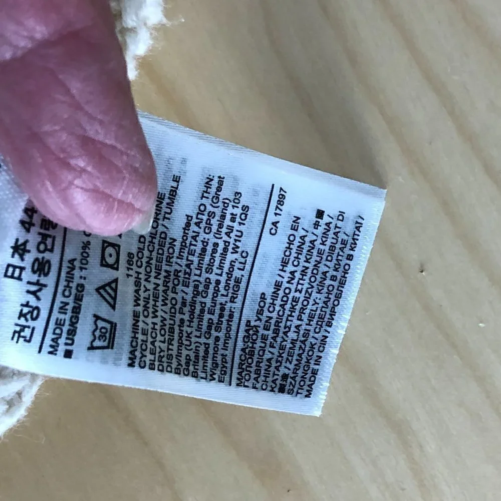 Baby Gap Factory Garter Bear Beanie